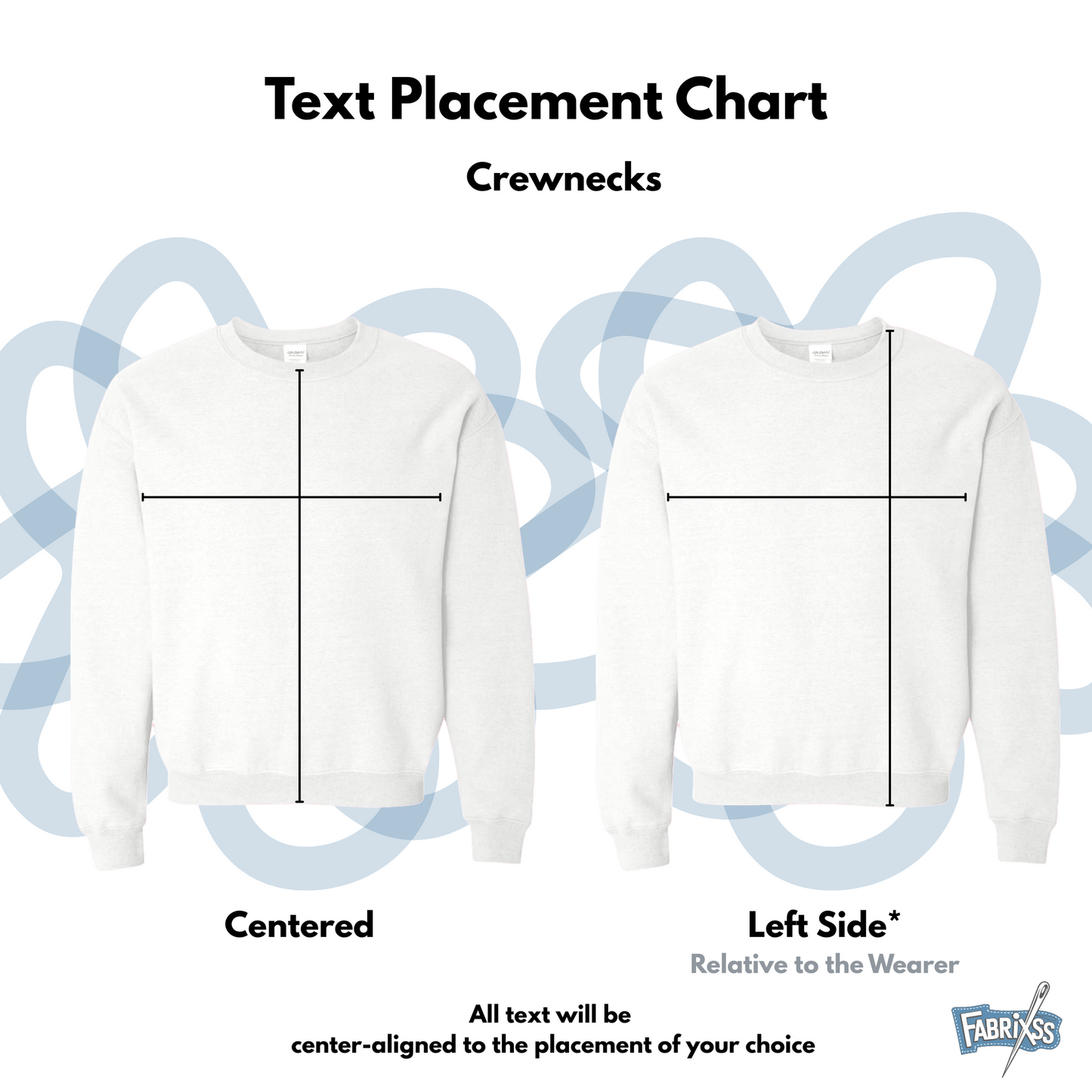Personalized Text on Crewneck