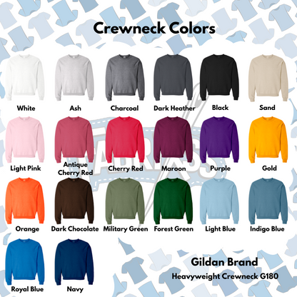 Personalized Text on Crewneck