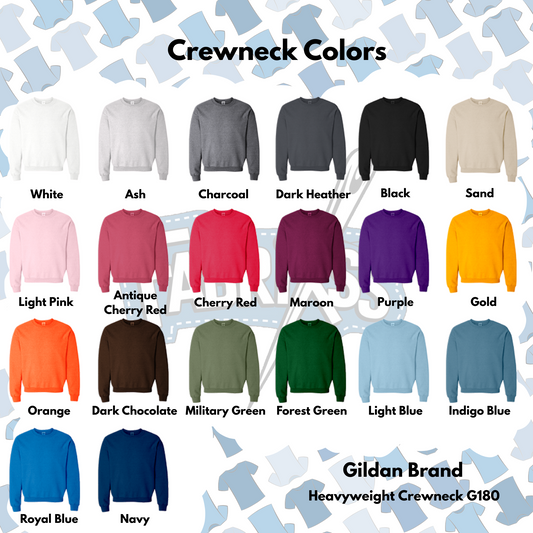 Personalized Text on Crewneck